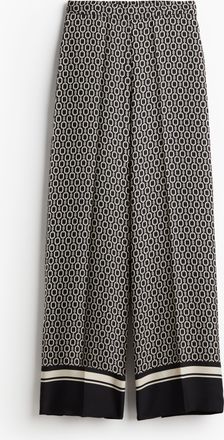 H&M Weite Hose - Schwarz