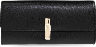 Furla Iride Continental Wallet XL - Dames - Portefeuilles - Zwart - ONE Size - Leer - Accessoires