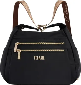Alviero Martini 1A Classe Whisper Nylon Tracolla 3 Portabilit&agrave; - Dames - Tassen - Zwart - Maat: ONE Size Nylon