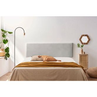 Moonia Moonia - Cabecero Tapizado Nova Polipiel 115x50x5 Cm - Gris Claro