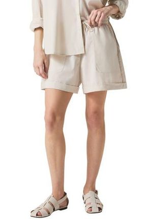 Splendid x @cellajaneblog Pull-On Poplin Shorts in Pearl/White at Nordstrom Rack, Size Small