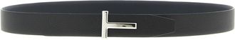 Tom Ford Mens Multicolor Calfskin Regular Belt
