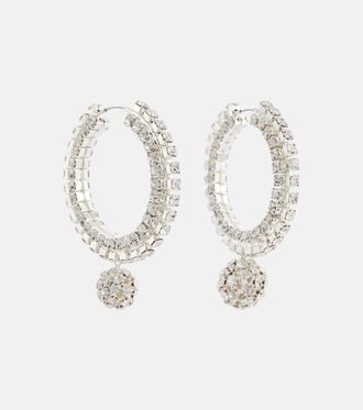 Magda Butrym Orecchini a cerchio con cristalli