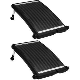 vidaXL Vidaxl - Pannelli Solari Termici Curvi per Piscina 2 pz 72,5x46 cm