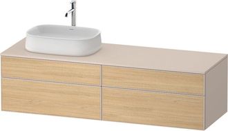 Duravit Zencha Mueble Bajo Lavabo, 1600x550mm, 2 Extra&iacute;bles, 2 - Duravit
