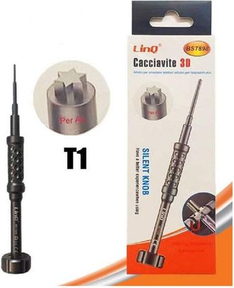 Trade Shop Trade Shop - Cacciavite Torx 3d T1 Professionale Riparazione Smartphone Cellulari Bst898-t1