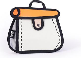 Generic Paperdope SliceTote - 2D Cartoon Tote Bag Kawaii Comic Style Handbag | Unique Quirky 2D Art Shoulder Bag for Women & Teen Girls, Cartoon bag tote 2d a