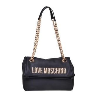 Love Moschino Shoulder Bags, female, Black, Size: ONE SIZE Shoulder Bags