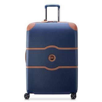 DELSEY Paris Chatelet Air 2.0 Checked-Large 28 Inch Hardside Luggage with Spinner Wheels in Navy Blue at Nordstrom