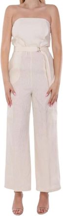 Marella Donna, Jumpsuits, Beige, M, new