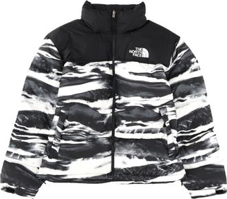 The North Face Black White Printed Jacket