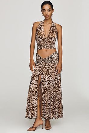 Bardot Elera Mesh Midi Skirt