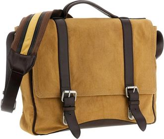 Dries Van Noten Satchel Bag - Heren - Schoudertassen - Beige - ONE Size - Katoen - Tassen