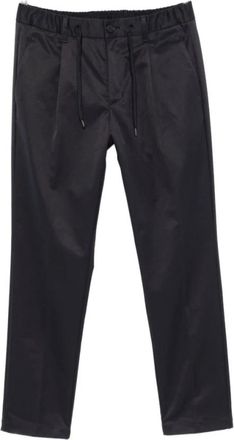 Herno Slim-fit Broeken - Heren - Slim Fit Broeken - Blauw - S - Satijn - Broeken