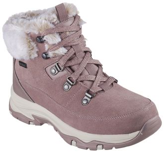 Skechers TREGO-SNOW WORRIES Chunky Boots, Freizeitschuh, Winterstiefel mit Plateausohle