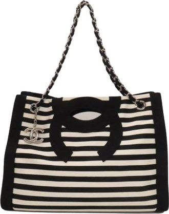 Chanel Pre-owned Vintage Nylon Tote Bag - Dames - Vintage Shopper - Veelkleurig - ONE Size - Nylon - Vintage