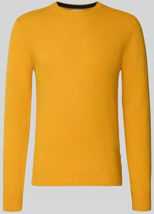 Casual Friday Casual Friday Oversized Strickpullover mit gerippten Abschl&uuml;ssen in Senf, Gr&ouml;&szlig;e XXL