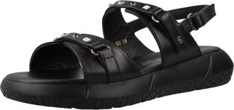 Stonefly Zoe Nap Studs - Dames - Sandalen - Zwart - 39 EU - Leer - Schoenen