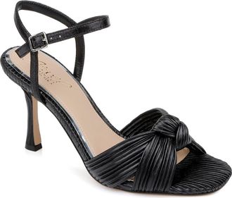 Badgley Mischka Hydee Sandal in Black Fab at Nordstrom, Size 7.5