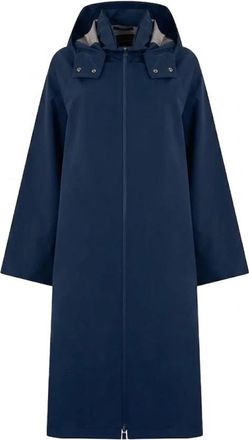 Herno Long Trench Coat - female - Herno - Parkas - Blue - XL - Coats