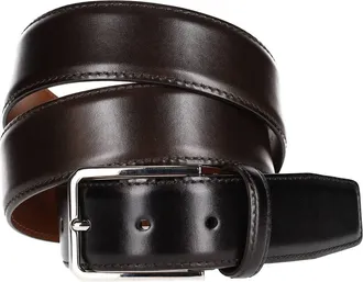 Santoni Brushed Calf Leather Belt