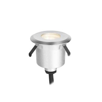 Forlight Senya Foco Empotrable De Suelo Y Pared Led Ip65 De 4cm De Di&aacute;metro. Led 1w Blanco C&aacute;lido 3000k. Foco Empotrable Exterior De Aluminio Para Se&ntilde;alizar Ca