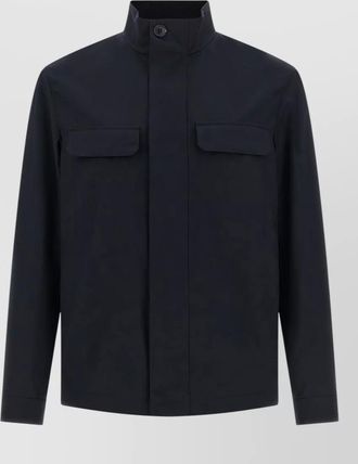 Ermenegildo Zegna motorin 125cc jacket flap pockets collar