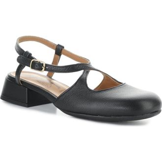 FLY London Cark Ankle Strap Pump in 004 Black at Nordstrom, Size 10-10.5Us