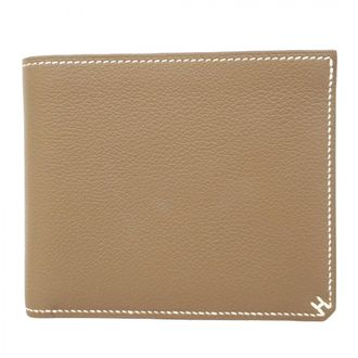 Herm&egrave;s Etoupe Gray Wallet (Bi-Fold) (Pre-Owned)