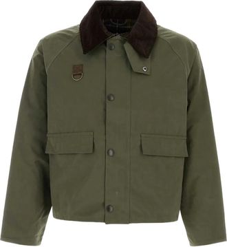 Barbour Giacca con bottoni a pressione - Verde