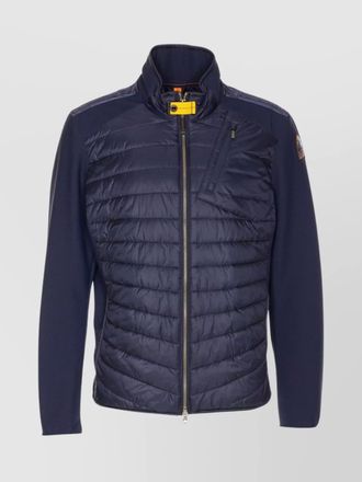 Parajumpers high neck quilted jacket logo