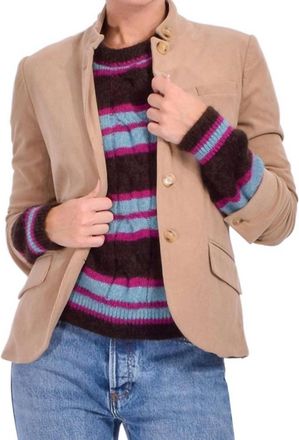 Drew Jordan Corduroy Blazer In Camel