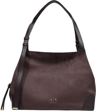A|X Armani Exchange Tote Bag - Dames - Schoudertassen - Bruin - ONE Size - Polyester - Tassen