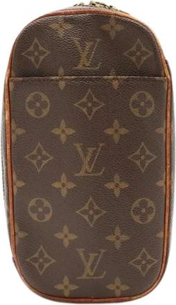 Louis Vuitton Pre-owned Monogram Body Bag - Dames - Vintage Schoudertas - Bruin - ONE Size - Vintage