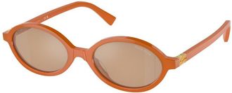 Miu Miu MU04ZS 11V40D Womens Sunglasses Brown Size 50