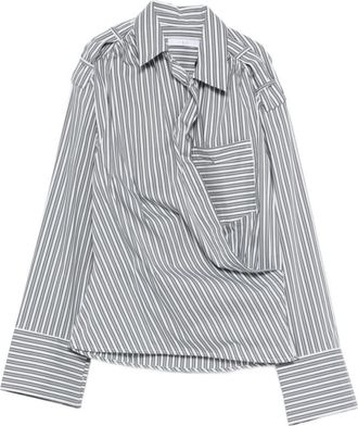 Iro Blue Striped Cotton Shirt