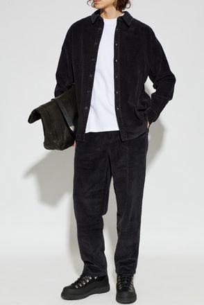 American Vintage Corduroy Trousers, Mens, Black