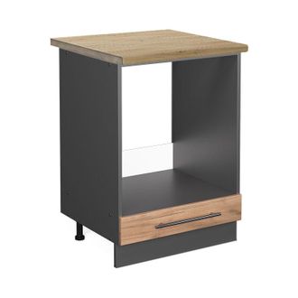 Vicco Armario Para Horno Empotrado Fame-line, Roble Dorado, 60 Cm, Et Roble, Vicco