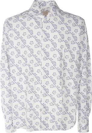 4funkyflavours Milanofra 110 24 - Heren - Casual Overhemden - Blauw - 3XL - Overhemden