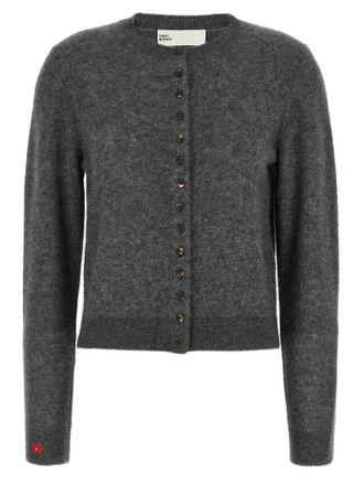 Tory Burch Gray Cashmere Womens Cardigan