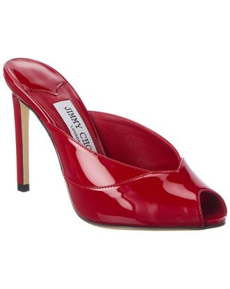 Jimmy Choo London Brigitte 100 Patent Mule