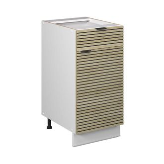 Vicco Mueble Bajo De Cocina Fame-line, Panel De Roble, 40 Cm Sin Encimera