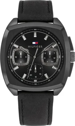 Tommy Hilfiger Accessoires, Heren, Zwart, ONE Size, Leer, Apollo