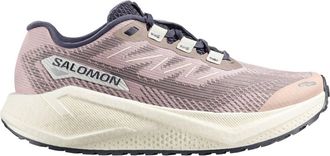 Salomon Womens Aero Blaze 3 Grvl Running Shoes In Shadow Gray/ Vanilla Ice/ Nine Iron