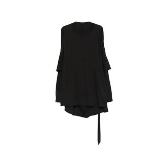 Rick Owens Layered-sleeve Oversized T-shirt