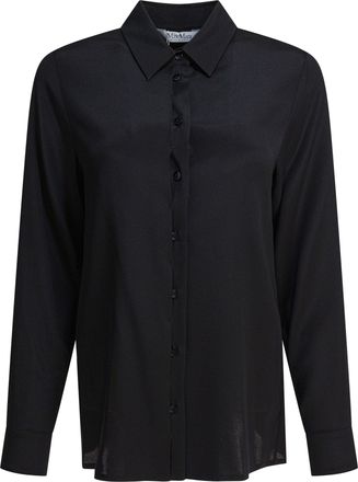 Max Mara Womens Black Elastane Shirt Silk - Size EU 40 (Womens)