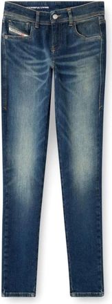 Diesel 2017 Slandy Skinny Jeans - Dames - Skinny Jeans - Blauw - W26 L32 - Katoen - Jeans