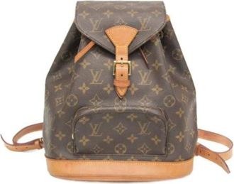 Louis Vuitton Pre-owned Backpacks, female, Brown, Size: ONE SIZE Pre-owned Canvas louis-vuitton-bags