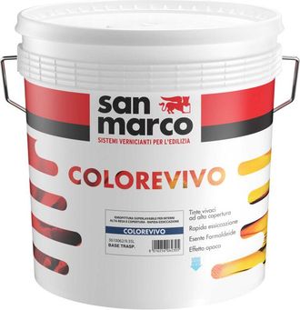 San Marco San Marco - Colorevivo pittura superlavabile per interni bianco lt 4