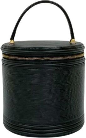 Louis Vuitton Pre-owned Bucket Bags, female, Black, Size: ONE SIZE Pre-owned Leather louis-vuitton-bags